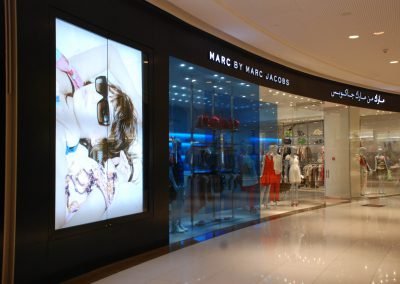 COMPLETE METAL & GLASS WORKS FOR MARC BY MARC JACOBS @ THE DUBAI MALL
